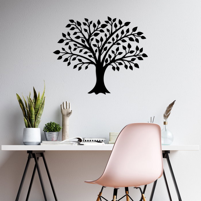 Wallity Accesorio Decorativo de Pared 462, Metal Negro 70x57 cm
